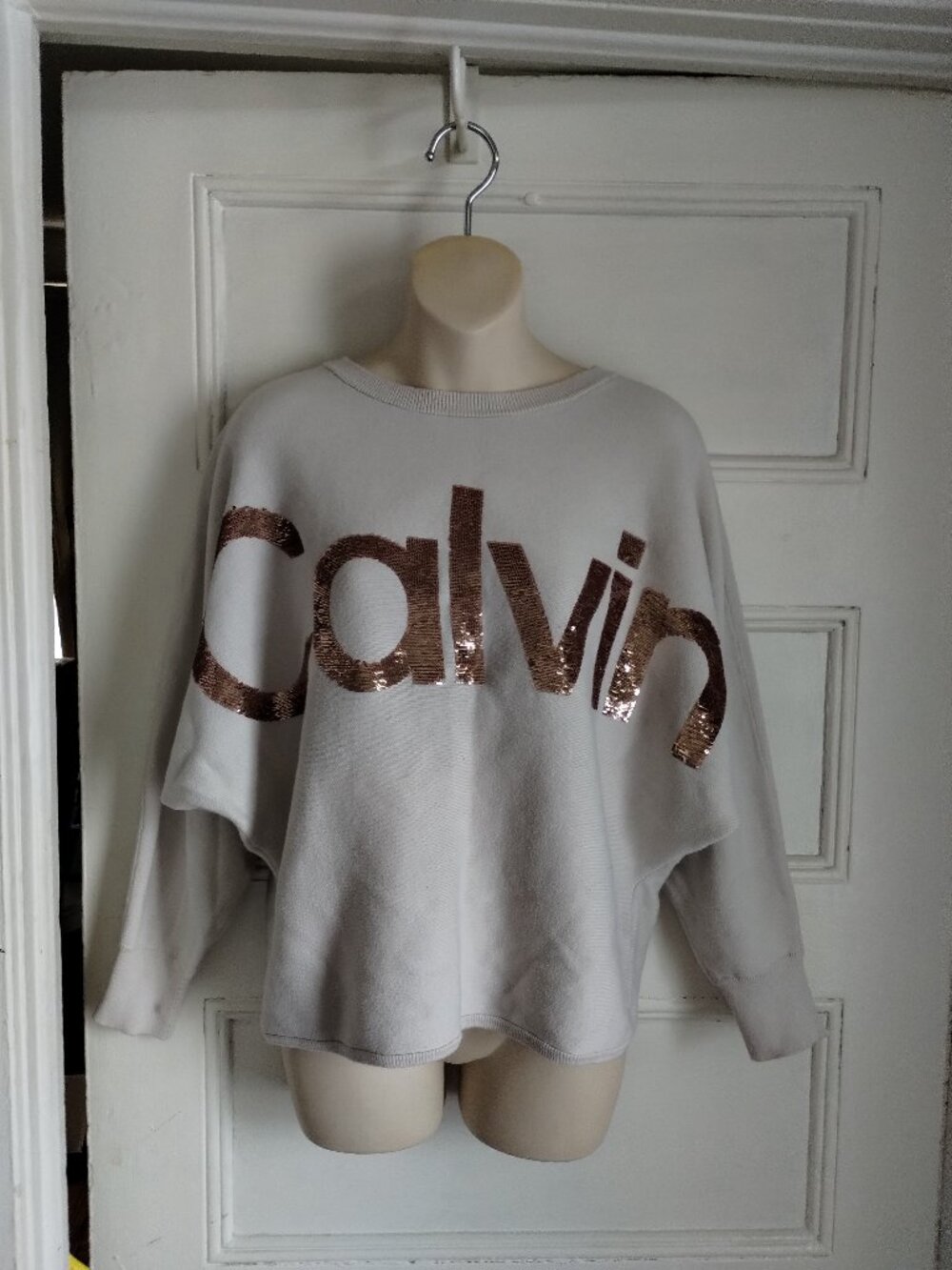 Calvin Klein jeans sequin logo sweater